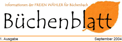 Büchenblatt 1